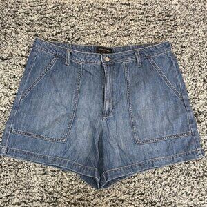 Banana Republic Classic Blue Mom Jean Shorts 2010s Y2K Women’s Size 16 Cargo